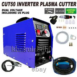 110V/220V CUT50 50AMP Plasma Welding Cutter Digital Cutting Inverter Machine US