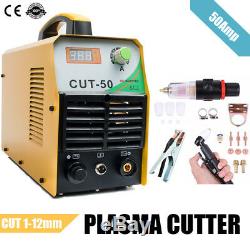 12mm CUT Plasma Cutter 50A IGBT DC Inverter 110V/220V Air Cutting Welders &Torch