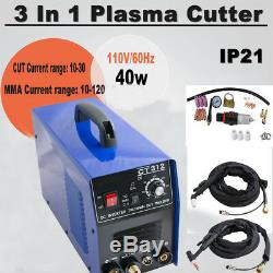 3 In 1 Plasma Cutter TIG MMA Welder Cutting Welding Machine CT-312 Blue AC 110V