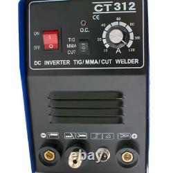 3 in1 TIG/MMA/CUT Plasma Cutter Welder Welding Machine DC Interver 110V US