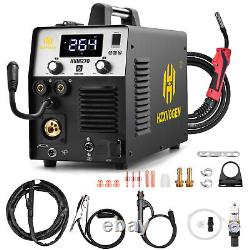 5 in1 MIG/CUT/TIG/MMA Welder 200A Plasma Cutter 220V Gas/Gasless Welding Machine