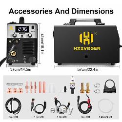 5 in1 MIG/CUT/TIG/MMA Welder 200A Plasma Cutter 220V Gas/Gasless Welding Machine