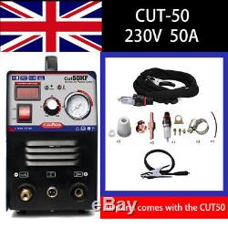 50 AMP 14mm Cut HF Start Air Plasma Cutter, Everything Included With Consumables