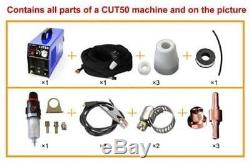 50A CUT-50 Inverter DIGITAL Air Cutting Machine Plasma Cutter 220V & Accessories