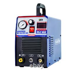 50A IGBT Air Plasma Cutter DC Inverter Cutting Machine PLC55X Clean Cut 110/220V