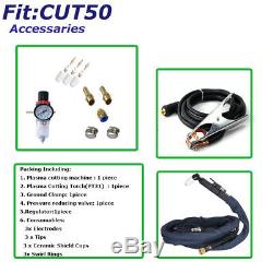 50A Portable Electric Plasma Cutters 110/220V+ HF start plasma cutting CUT50