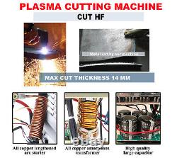 50Amp Air Plasma Cutter MachineStart DC Inverter 110 220V Metal Cut Work