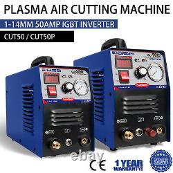 50Amp Air Plasma Cutter &Non Touch Pilot Arc CNC DC Inverter Cutting Machine DIY