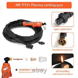 55A Plasma Cutter Contact Touch Arc Inverter 110V 220V Clean Cut Machine 1-15mm