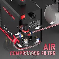 55Amp Non-Touch Pilot Arc Air Power Plasma Cutter 1/2 Inch Clean Cut, Digital