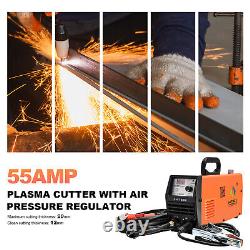 55Amp Plasma Cutter Contact Touch Pilot Arc Inverter 110V 220V Clean Cut Machine