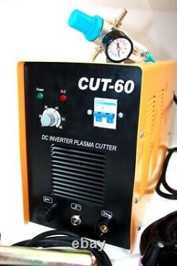60 Amp Plasma Cutter 23mm Air Cut Machine CUT60 220V Digital Inverter DC withTorch