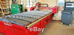 60x120 CNC Plasma Cutter Rated to cut 1/16 to 3 plate