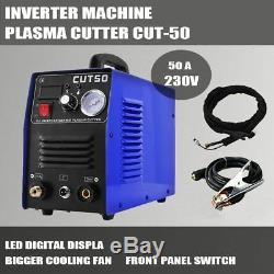 Air Plasma Cutter 50A DC Inverter Cutting 14mm Stock In UK Free Shipping 230v