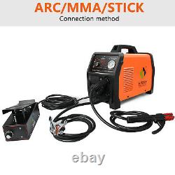 Air Plasma Cutter Cut/TIG/MMA ARC Stick Welder Welding Machine 110/220V WithGloves
