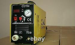 CAL Electric Air Plasma Cutter NEW 50AMP CUT50 Inverter & 60 Consumables US Sell