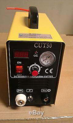 CAL Electric Plasma Cutter 50AMP CUT50 Inverter 220V & 35 Nickel Plated Consuma