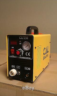 CAL Electric Plasma Cutter NEW 50AMP CUT50 Digital Inverter Includes 40 Consumab