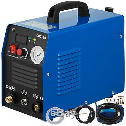 CUT-50 50 Amp Plasma Cutter, 110V & 230V Dual Voltage Digital Cutting Machine