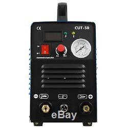 CUT-50 50 Amp Plasma Cutter, 110V & 230V Dual Voltage Digital Cutting Machine