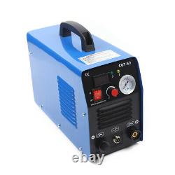 CUT-50 50 Amps Electric Air Plasma Cutter Digital Inverter Cutting Machine 110V