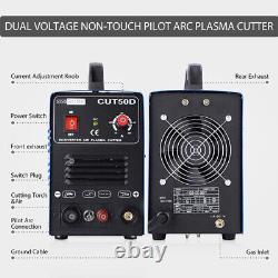 CUT-50D DC Inverter Non-Touch Pilot Arc Plasma Cutter Cutting Machine 110/220V