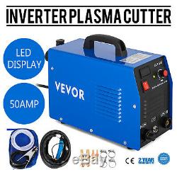 CUT-50F Plasma Cutter 50 Amp Dual Voltage Metal Cutter Inverter IGBT 110V / 220V