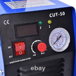 CUT50 110V/220V 50AMP Plasma Welding Cutter Digital Cutting Inverter Machine US