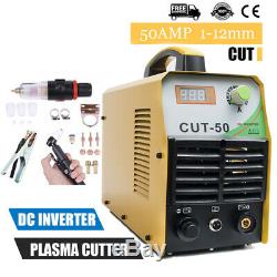 CUT50 110V/220V Plasma Cutter 50A Digital Inverter Air Plasma Cutting Machine