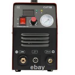 CUT50 Air Plasma Cutter 110V 220V Dual Volt Pilot Arc Cutting Machine Inverter