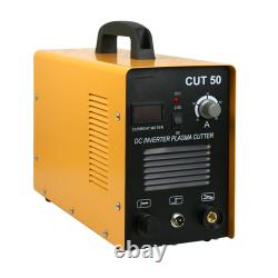 CUT50 Digital Inverter Machine Air Plasma Cutter WithChipping Hammer/ Wire Brush