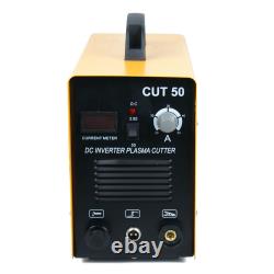 CUT50 Digital Inverter Machine Air Plasma Cutter WithChipping Hammer/ Wire Brush