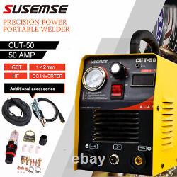 CUT50 Inverter DC plasma cutter 110/220V Compatible & Free Consumable 50A