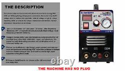 CUT50 Pilot Arc Air Plasma Cutter Machine DC Inverter 50A 110/220V & P80 Torch