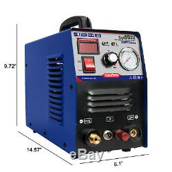 CUT50 Pilot Arc Air Plasma Cutter Machine DC Inverter 50A 110/220V & WSD60 Torch
