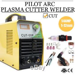 CUT50P Plasma Cutter Pilot Arc 50A Inverter Air Plasma Cutting Machine & Torches