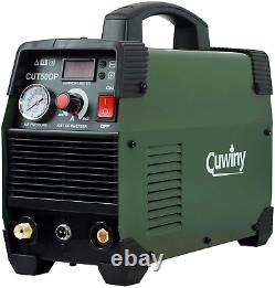 Cuwiny CUT50D DC Inverter Plasma Cutter, 50Amp 110V/220V Dual Voltage IGBT Air In