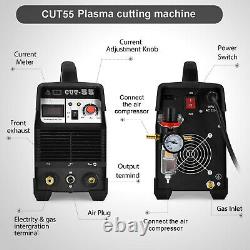 Digtal CUT55 Plasma Cutter 50A 220V Electric Inverter Air Plasma Cutting Machine