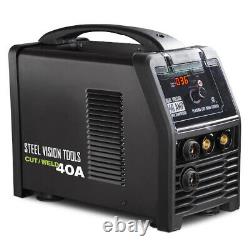 Dual Voltage 40A Cut/Weld Combo Welder/Plasma Cutter With Built In Compressor