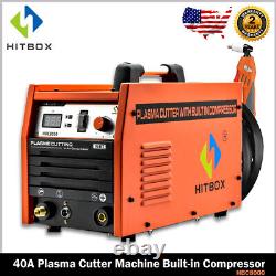 HITBOX 40A Plasma Cutter with Air Compressor Cutting Machine HBC8000