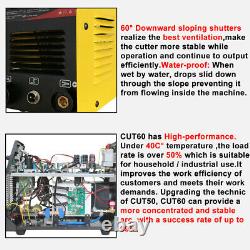ICUT-60, 60 Amp Air Plasma Cutter HF Inverter Cutting Machine IGBT CUT 1-18mm