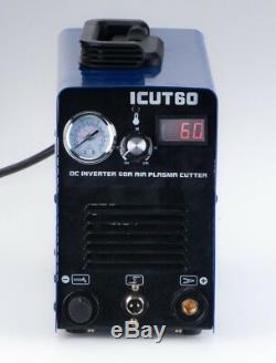 ICUT60 IGBT Air Plasma Cutter Machine AG60 Torch 60A 18mm Max Cut 230v DIY