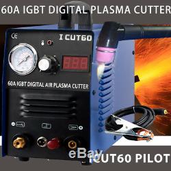 ICUT60P Plasma Cutters Cutting Machine Pilot Arc CNC Compatible 60A WSD60 Torch