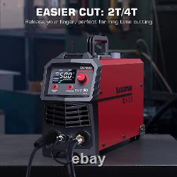 LED Display 50A Plasma Cutter Machine with 110/220V Dual Voltage DC Inverter