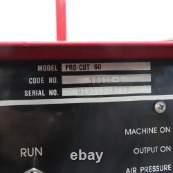 Lincoln Pro Cut 60 208-460V 1Ph Plasma Cutter 1/2 Thick Capacity & Torch Tested