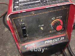 Lincoln electric Pro-Cut 25 Plasma Cutter For Parts Only Please Read. As Is