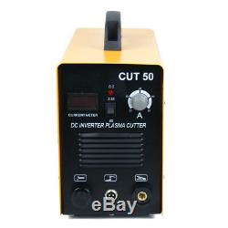 New 50 AMP Plasma Cutter CUT50 Digital DC Inverter 110/220V Dual Voltage Cutting