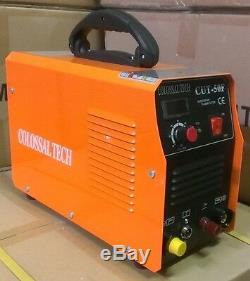 Non-Touch Pilot Arc Plasma Cutter CUT50F 220V 18 Consumables 50AMP Cutting NEW