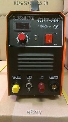 Non-Touch Pilot Arc Plasma Cutter CUT50F 50AMP 220V Comes With 18 Consumables