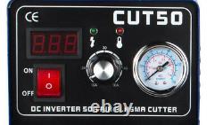 Pilot Arc CUT50 Air Plasma Cutter 50A & WSD60 Torch 110/220V 1-14mm cutting